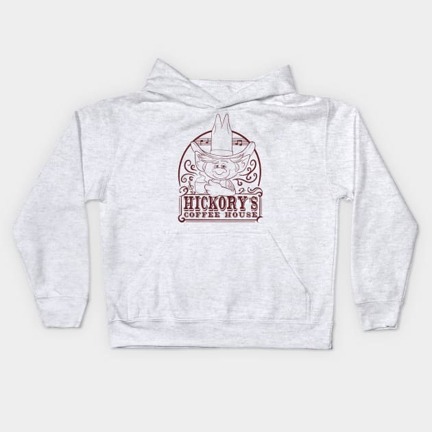 Hickory's Coffee House Kids Hoodie by jzanderk